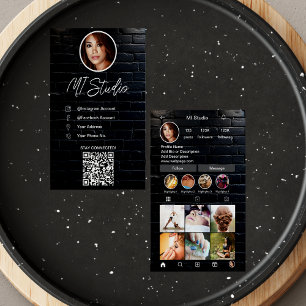 Instagram Business Cards, Influencer, Aesthetician Card