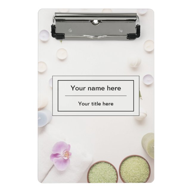 Instagram Business Cards, Influencer, Aesthetician Mini Clipboard (Front)