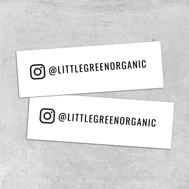 Instagram Business Cards | Your Instagram Name (Creator Uploaded)