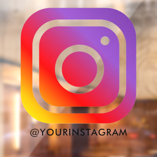 instagram business social media window car decal