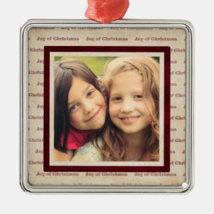 instagram chrismas photo magnets metal ornament