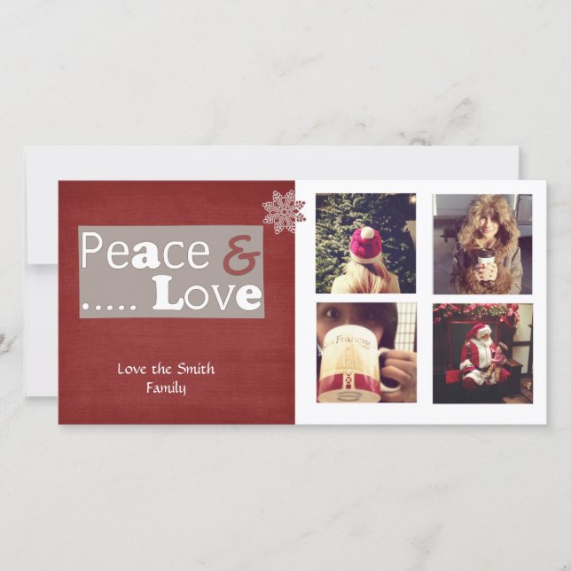 instagram christmas photocards holiday card (Front)