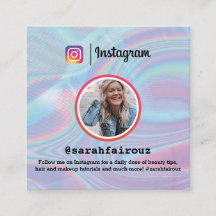 Instagram Colourful Photo Trendy Holographic
