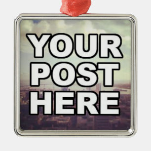 Instagram Custom Photo Ornament