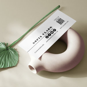 Instagram Follow Us Qr Code Black & White