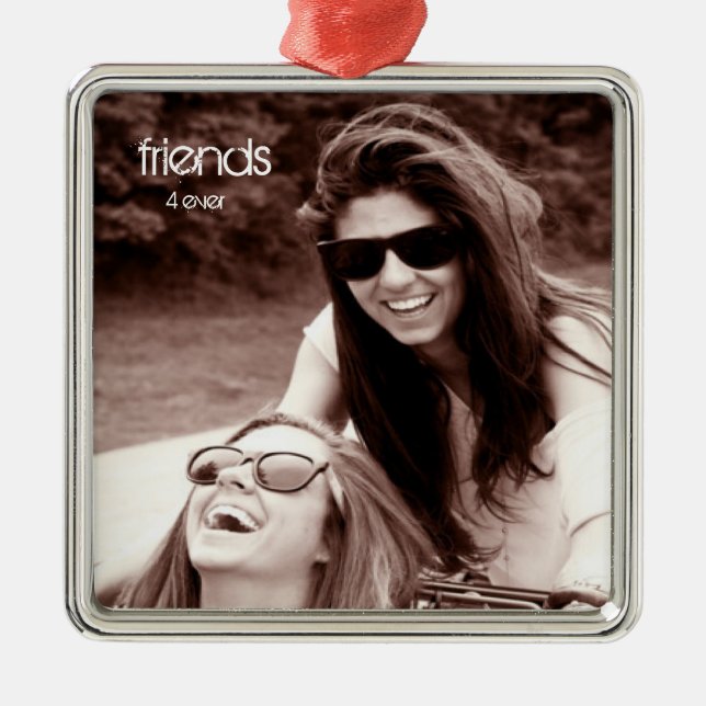 instagram freinds photo ornament (Front)