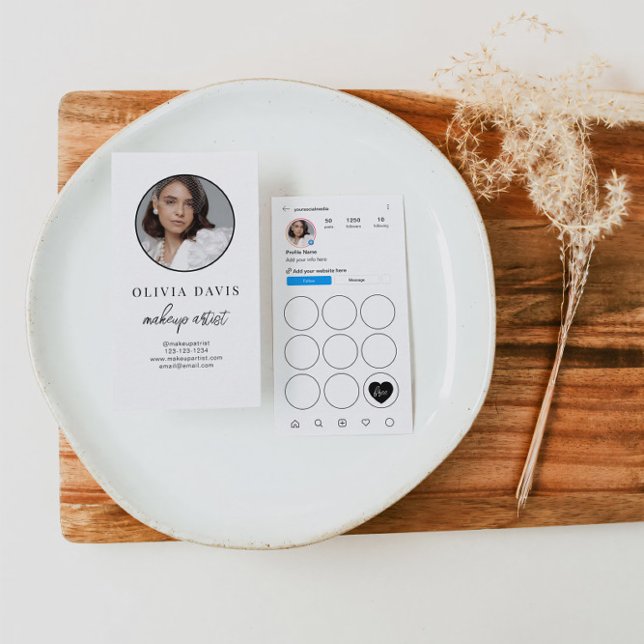 Instagram Light Theme QR Code Loyalty Punch Card (Creator Uploaded)