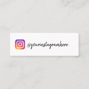 instagram mini business card