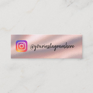 instagram mini business card