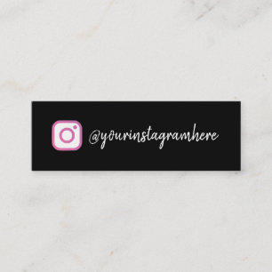 instagram mini business card