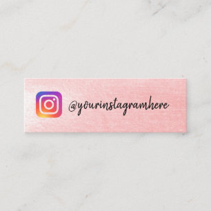 instagram mini business card