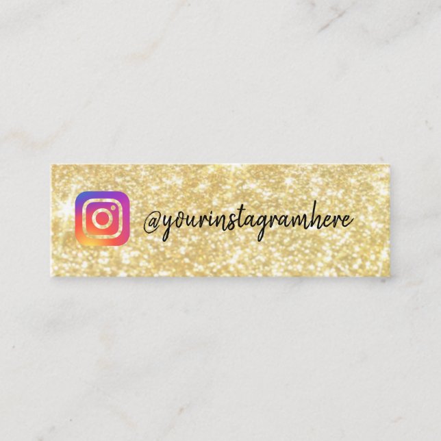 instagram mini business card (Front)