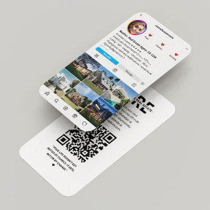 Instagram Mortgage Broker Realtor Consulting Business Card