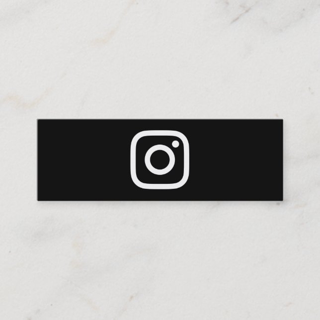 instagram networking mini business card (Front)