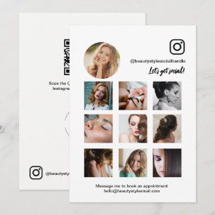 Instagram Photo Collage Beauty Social Media logo Invitation