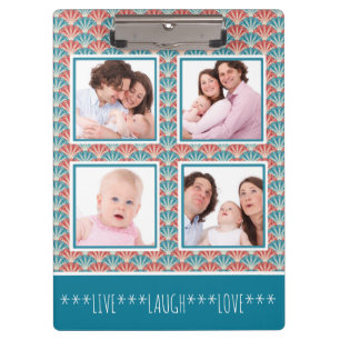 Instagram Photo Collage Decorative Pattern Clipboard