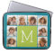 Instagram Photo Collage Monogram - Blue and Lime