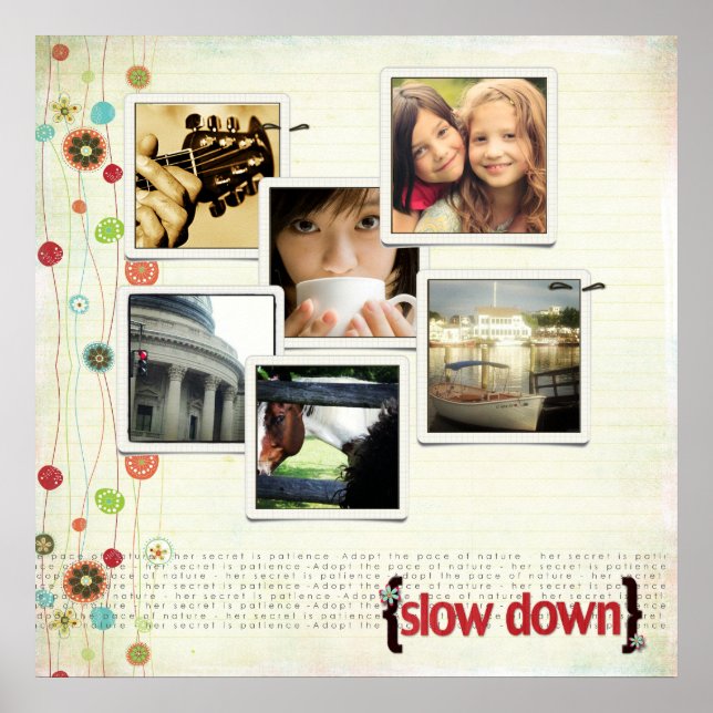 instagram photo collage poster (Front)