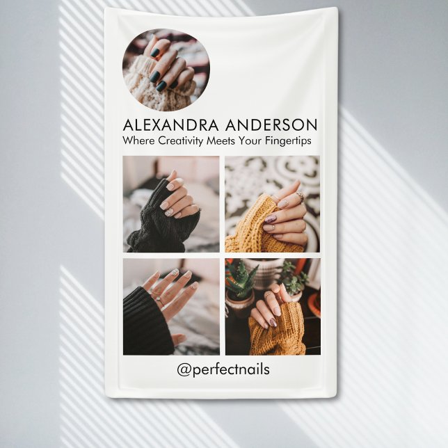 Instagram Photo Collage Social Media Profile  Banner (Instagram Photo Collage Social Media Profile Banner)