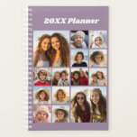 Instagram Photo Collage - Up to 14 photos Orchid Planner<br><div class="desc">A design with a basic background. Use up to fourteen square photos to create a unique and personal gift. If you need to adjust the pictures,  click on the customize tool to make changes.</div>