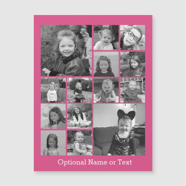 Instagram Photo Collage - Up to 14 photos Pink (Front)