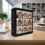 Instagram Photo Collage with 9 photos Binder<br><div class="desc">Add square photos to create a unique and personal gift. A fun way to make a trendy keepsake. If you need to adjust the pictures,  click on the customize tool to make changes.</div>
