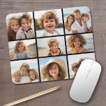 Instagram Photo Collage with 9 photos Mouse Pad<br><div class="desc">Use your photos without frames on this one! Add your favourite pictures and snapshots to this strip for a fun memory keeper. An artistic way to display your best photo sharing pics.</div>