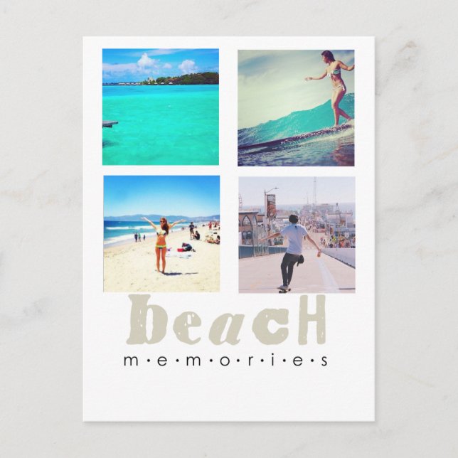 Instagram photo été carte postale (Devant)