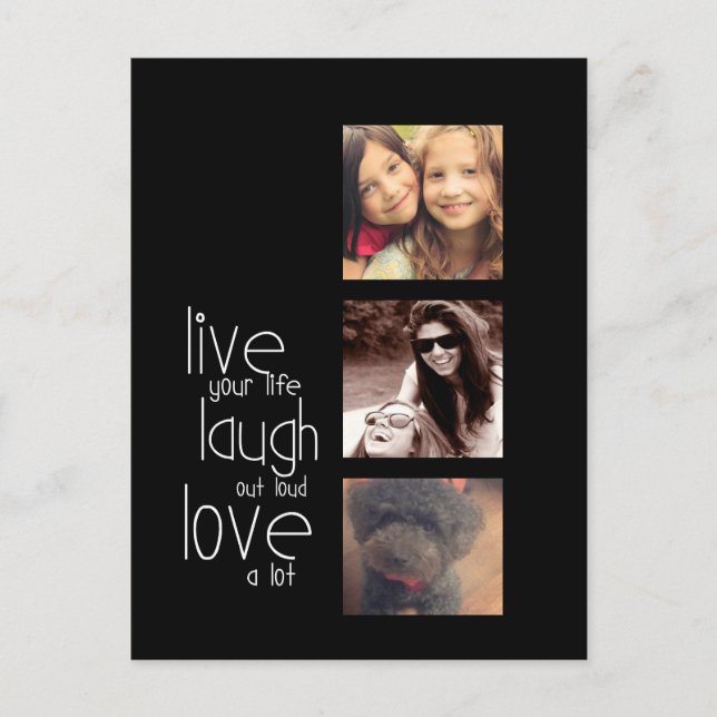 instagram photo inspirational postcard (Front)