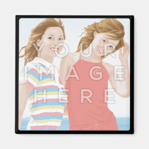 Instagram Photo Square Image Magnet