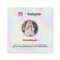 Instagram photo trendy holographic pastel rainbow