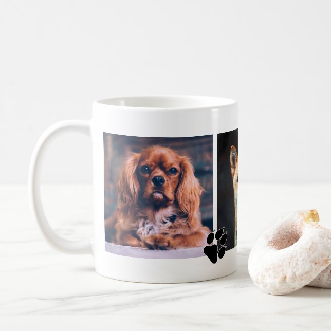 Instagram Puppy Photo Mug (Avec donut)