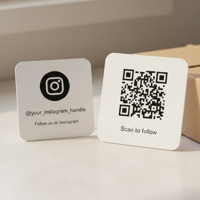 Instagram QR Code | Social Media Follow Card (Creator Uploaded)