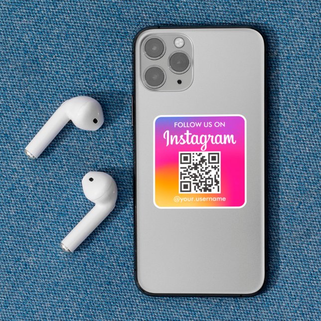 Instagram QR Code Square Sticker (Creator Uploaded)