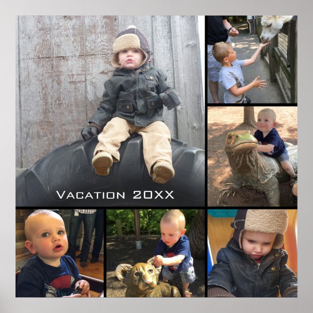 Instagram Square Photo Collage Poster (Front)