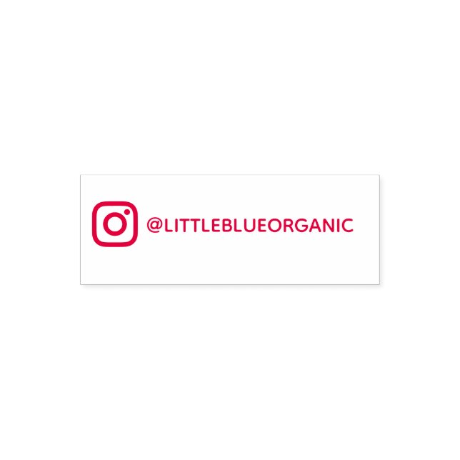 Instagram Stamp | Your Instagram Name (Design)