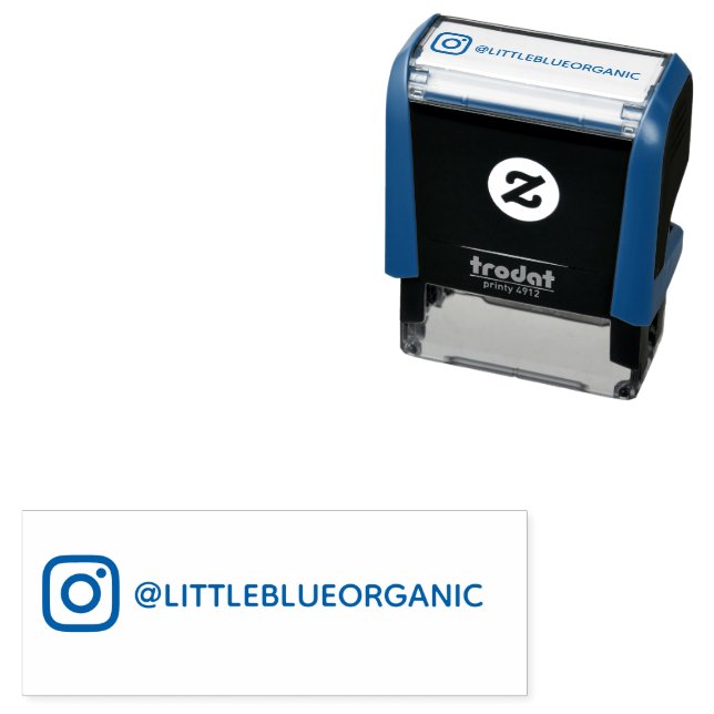 Instagram Stamp | Your Instagram Name (In Situ)