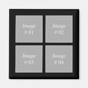 Instagram style travel photo magnet