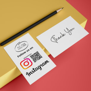 Instagram Suivez-nous Qr Code Merci