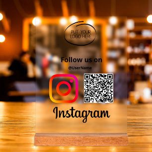 Instagram Suivez-Nous Qr Code Moderne