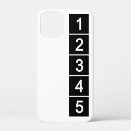 Instagram Template White 5 Photos iPhone 12 Mini Case