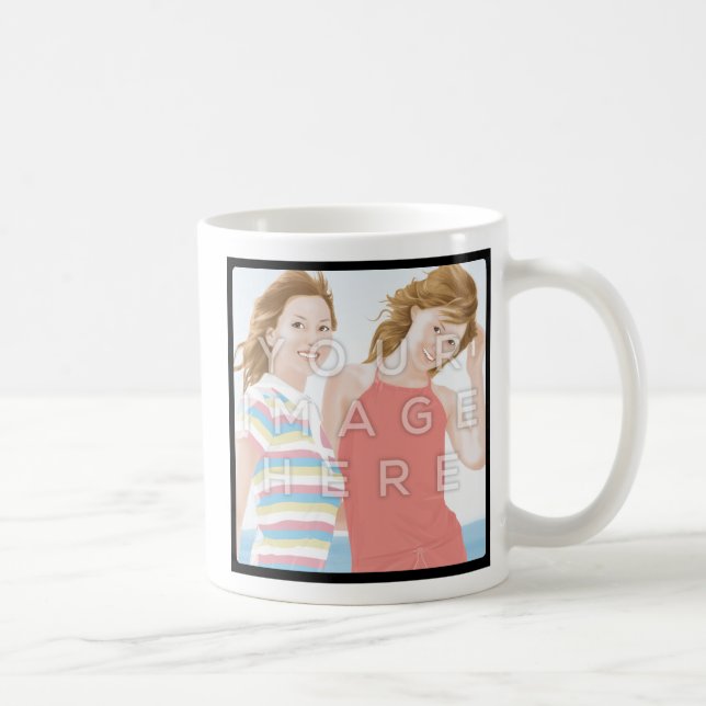 Instagram Two Photo Custom Personalized Mug Design (Right)