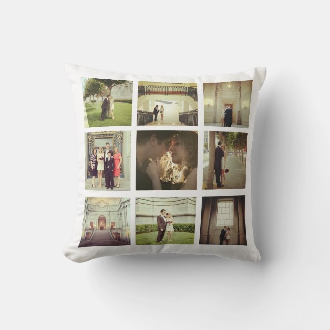 instagram wedding pillows (Front)