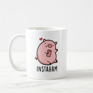 Instaham Funny Social Media Pig Pun Coffee Mug