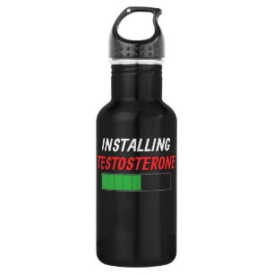 Installation de la bouteille d'eau de testostéron