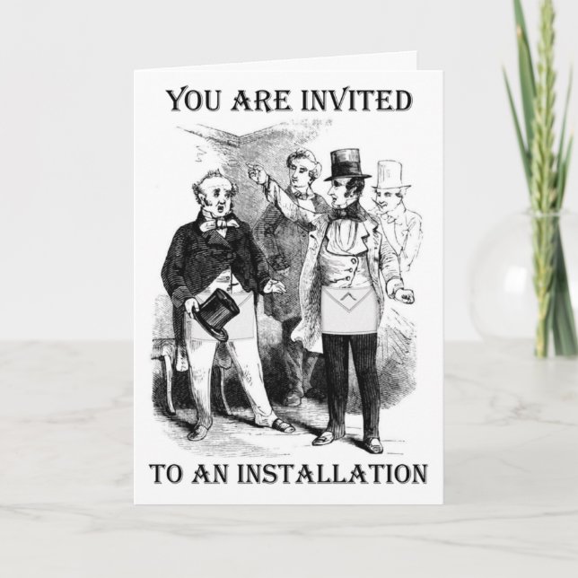 Installation Invitation Card (Front)