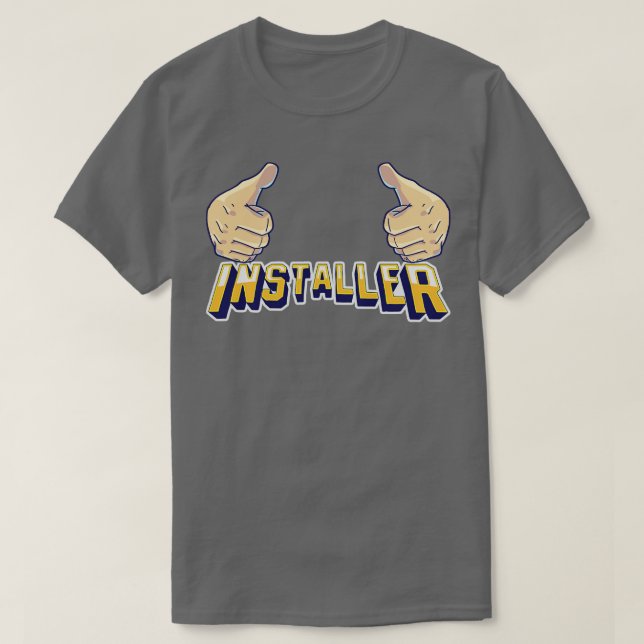 Installer T-Shirt (Design Front)