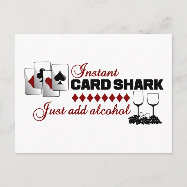 Instant Card Shark postcard (Front)