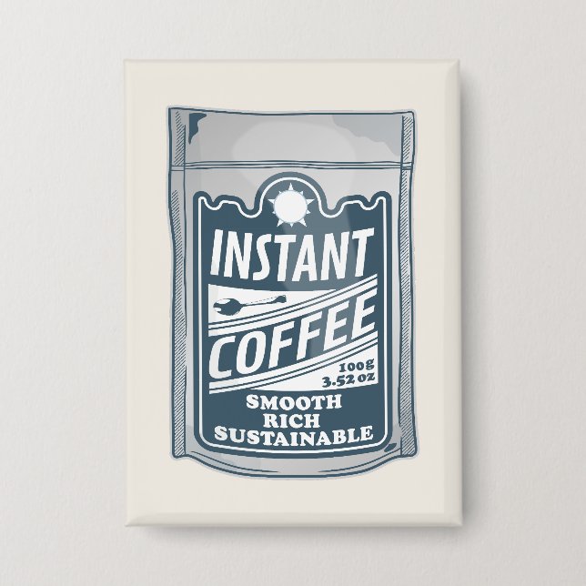Instant coffee pop art illustration (Front)