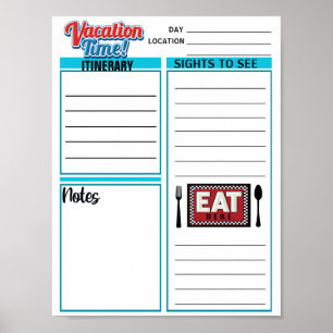 Instant Download VACATION Trip  Poster